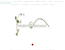 Tablet Screenshot of fredericlement.net
